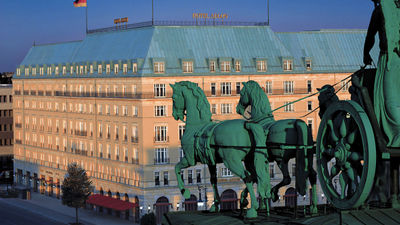 Hotel Adlon Kempinski Berlin is steps from the Brandenburg Gate and offers a reimagined spa and pool.